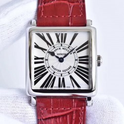 Master Square Ladies 6002 M QZ R GF SS White Dial Swiss Quartz