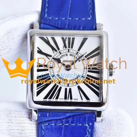 Replica Franck Muller Master Square Ladies 6002 M QZ R GF Stainless Steel White Dial Swiss Quartz