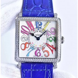 Master Square Ladies 6002 M QZ D  GF SS & Diamonds White Dial Swiss Quartz