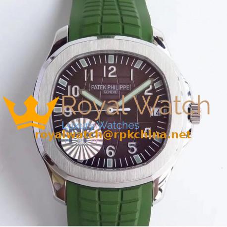 Replica Patek Philippe Aquanaut Jumbo 5167A-001 PF Stainless Steel Brown Dial Swiss 324SC