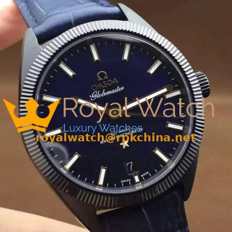 Replica Omega Constellation Globemaster 39MM PVD Blue Dial Swiss 8913