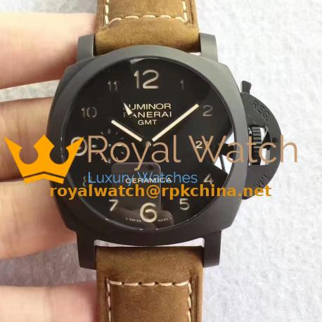 Replica Panerai Luminor Marina 1950 3 Days PAM386 VS Ceramic Black Dial Swiss P9000