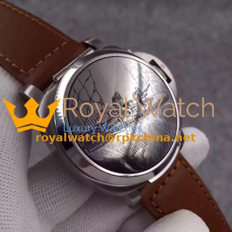 Replica Panerai Luminor Black Seal PAM076 VS Stainless Steel Black Dial Swiss 7750