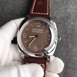 Radiomir 1940 3 Days Acciaio PAM662 SF SS Brown Dial Swiss P3000