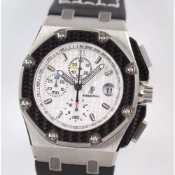 Royal Oak Offshore Juan Pablo Montoya 2603010.OO.D001IN.01 JF V2 Titanium White Dial Swiss 2840