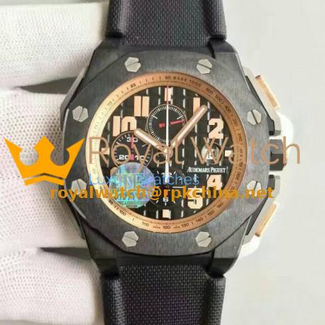 Replica Audemars Piguet Royal Oak Offshore Arnold Schwarzenegger The Legacy 263781O.OO.A001KE.01 Black Ceramic Black Dial Swiss