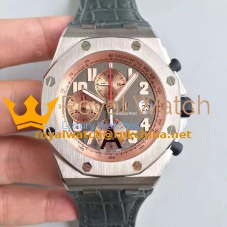 Replica Audemars Piguet Royal Oak Offshore Pride Of Indonesia 26179IR.OO.A005CR.01 JF V2 Titanium Anthracite Dial Swiss 7750