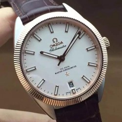 Constellation Globemaster 39mm SS & RG White Dial Swiss 8501
