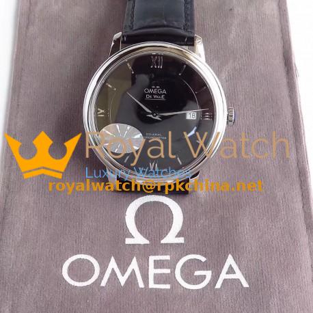 Replica Omega De Ville Prestige Co-Axial 39.5MM 424.13.40.20.01.001 MKS V4 Stainless Steel Black Dial M9015