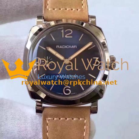 Replica Panerai Radiomir 1940 PAM690 SF Stainless Steel Blue Dial Swiss P3000