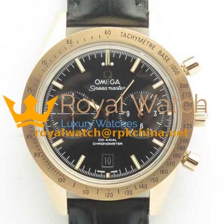 Replica Omega Speedmaster ´57 Co-Axial Chronograph 41.5MM 331.53.42.51.02.002 OM Rose Gold Black Dial Swiss 9301