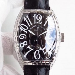 Black Croco 8880 CH BLK CRO Noob Factory SS Black Dial M8215
