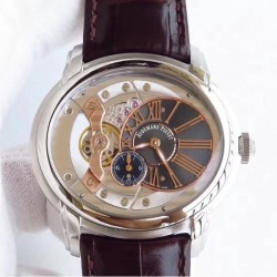 Royal Millenary 4101 15350ST.OO.D002CR.01 V9F SS RG Skeleton Dial Swiss 4101
