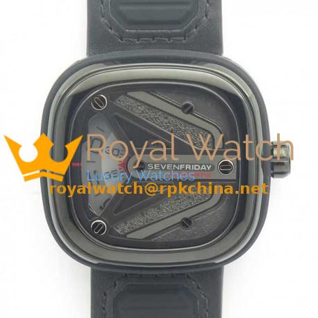 Replica SevenFriday M3/01 SV PVD Black Dial Miyota 8215