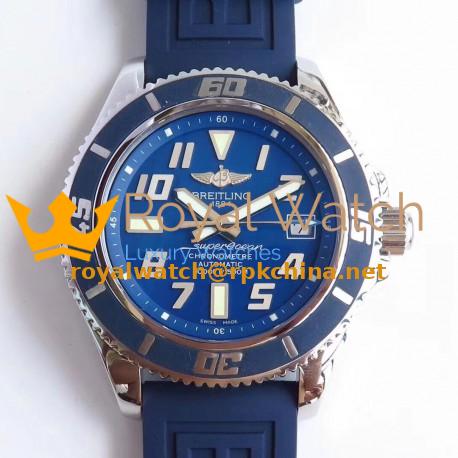 Replica Breitling Superocean 42 A173643B/C868 ZF Stainless Steel Blue Dial Swiss 2824-2