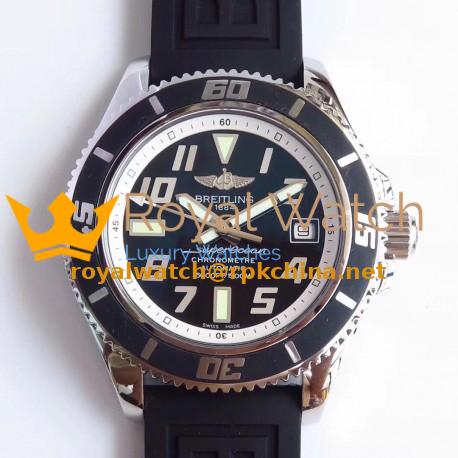 Replica Breitling Superocean 42 Abyss White A1736402/BA29 ZF Stainless Steel Black & White Dial Swiss 2824-2