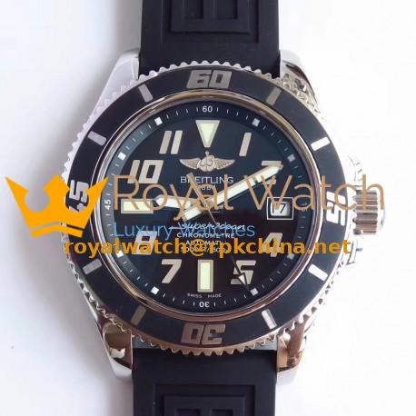 Replica Breitling Superocean 42 A1736402-BA28 ZF Stainless Steel Black Dial Swiss 2824-2