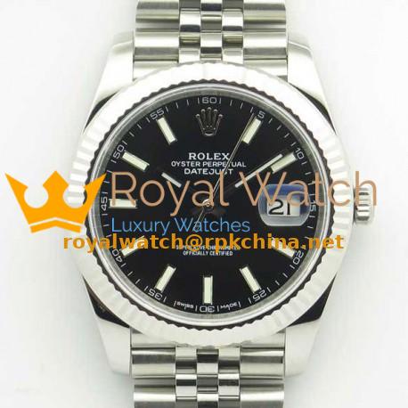 Replica Rolex Datejust II 126334 41MM N Stainless Steel Black Dial Swiss 3235
