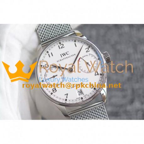 Replica IWC Portuguese IW5007 YL V3 Stainless Steel White Dial Swiss 52010