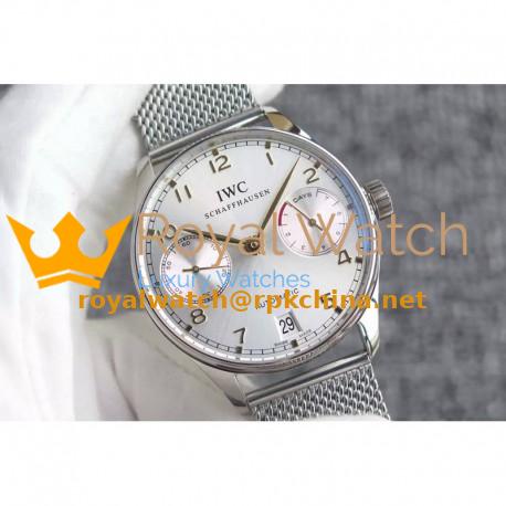 Replica IWC Portuguese IW5007 YL V3 Stainless Steel Silver Dial Swiss 52010
