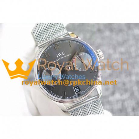 Replica IWC Portuguese IW5007 YL V3 Stainless Steel Grey Dial Swiss 52010