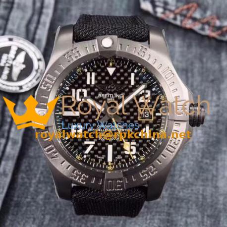 Replica Breitling Avenger Blackbird V17310 TW Titanium Black Dial Swiss 2824-2