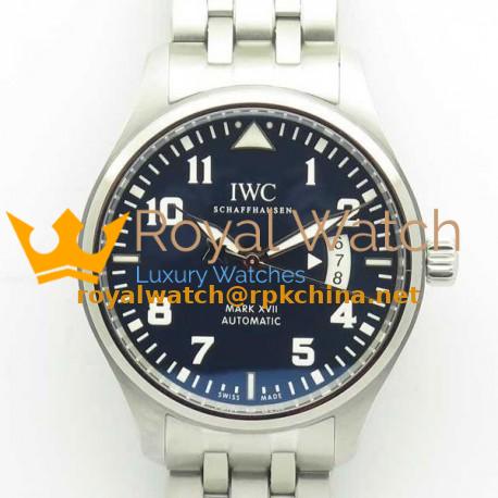 Replica IWC Pilot Mark XVII Le Petit Prince IW327014 MK Stainless Steel Blue Dial Swiss 2892