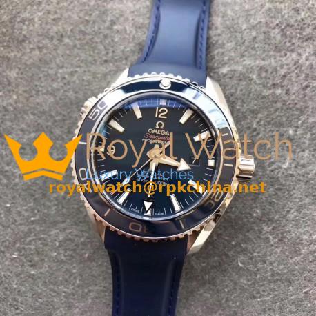 Replica Omega Seamaster Planet Ocean 600M 45.5MM 232.92.46.21.03.001 OM Stainless Steel Blue Dial Swiss 8500