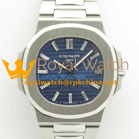 Replica Patek Philippe Nautilus 5711/1P 40TH Anniversary JJ Stainless Steel Blue Dial Swiss 324SC