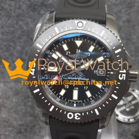 Replica Breitling Superocean II 44MM M1739313/BE92/227S/M20SS.1 GF PVD Black Dial Swiss 2824-2