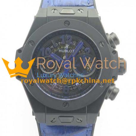 Replica Hublot Big Bang Unico Black Magic 411.CI.1170.RX 3A Ceramic Skeleton Dial Swiss HUB1242