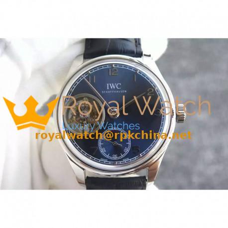 Replica IWC Portugieser Tourbillon IW5463 YL Stainless Steel Blue Dial Swiss 63783