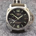 Replica Panerai Luminor 1950 3 Days GMT PAM535 Q Edition Paris hobnails ZF Stainless Steel Black Dial Swiss P9001