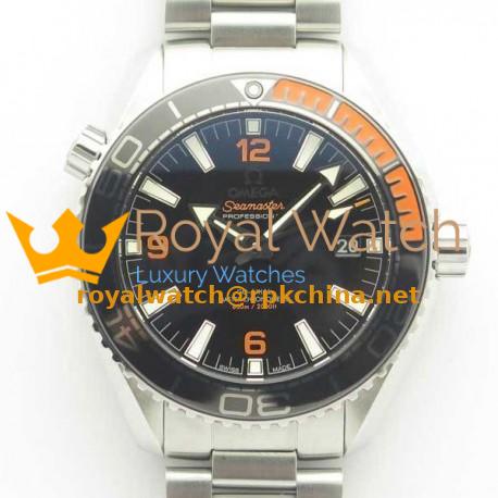 Replica Omega Seamaster Planet Ocean 600M 43.5MM 215.30.44.21.01.002 OM V2 Stainless Steel Black Dial Swiss 8900