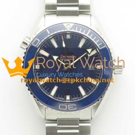 Replica Omega Seamaster Planet Ocean 600M 43.5MM 215.30.44.21.03.001 OM V2 Stainless Steel Blue Dial Swiss 8900