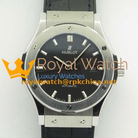 Replica Hublot Classic Fusion Titanium 42MM 511.NX.1171.LR F16 Titanium Black Dial Swiss 2892