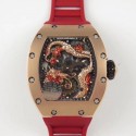 Replica Richard Mille RM057 Tourbillon Dragon Jackie Chan TW Rose Gold Black & Rose Gold Skeleton Dial Swiss Tourbillon