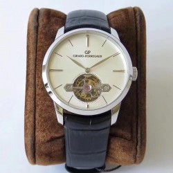 1966 Tourbillon Sous Pont D'Or 99535-53-131-BK6A Noob Factory SS White Dial Swiss Tourbillon