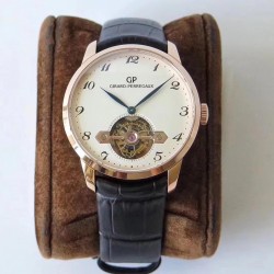 1966 Tourbillon Sous Pont D'Or 99535-52-131-BKBA Noob Factory RG White Dial Swiss Tourbillon