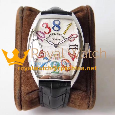 Replica Franck Muller Crazy Color Dreams FM 8880 CH COL DRM AB Stainless Steel Silver Dial Swiss 2824-2