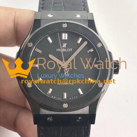 Replica Hublot Classic Fusion Ceramic Black 511.CM.7170.LR JJ Ceramic Black Dial Swiss 2892