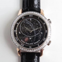 Grand Complications Sky Moon Celestial 5102PR Noob Factory RG & Diamond Black Dial Swiss 240 LU CL C
