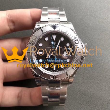 Replica Rolex Yacht-Master 40 116622 GM Stainless Steel 904L Black Dial Swiss 3135