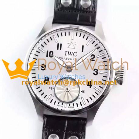 Replica IWC Big Pilot Markus Buhler IW5003 Stainless Steel White Dial Swiss 6498