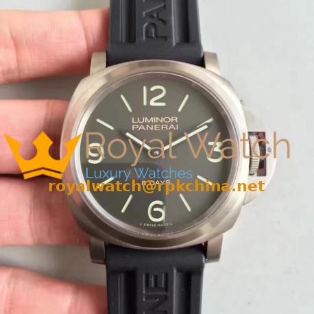 Replica Panerai Luminor 8 Days Titanio PAM564 ZF Titanium Brown Dial Swiss P5000
