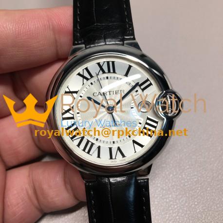 Replica Ballon Bleu De Cartier 42MM W69016Z4 AF Stainless Steel Silver Dial Swiss 2892