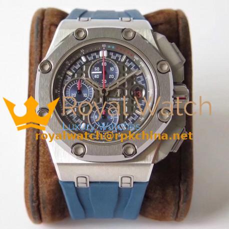 Replica Audemars Piguet Royal Oak Offshore Michael Schumacher 26568PM JF V8 Stainless Steel Anthracite Dial Swiss 3126
