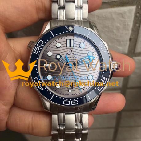 Replica Omega Seamaster Diver 300M 210.30.42.20.06.001 VS Stainless Steel Grey Dial Swiss 8800