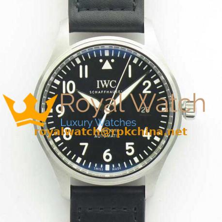 Replica IWC Pilot Mark XVIII IW327009 MKS V2 Stainless Steel Black Dial Swiss 2892