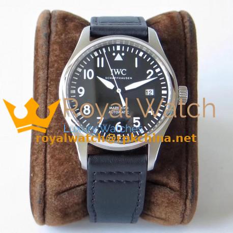 Replica IWC Pilot Mark XVIII IW327009 V7 Stainless Steel Black Dial Swiss 2892